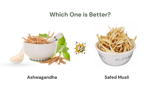 Ashwagandha vs  Safed Musli