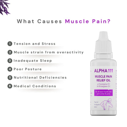 Alpha 111 Muscle Pain Relief Oil