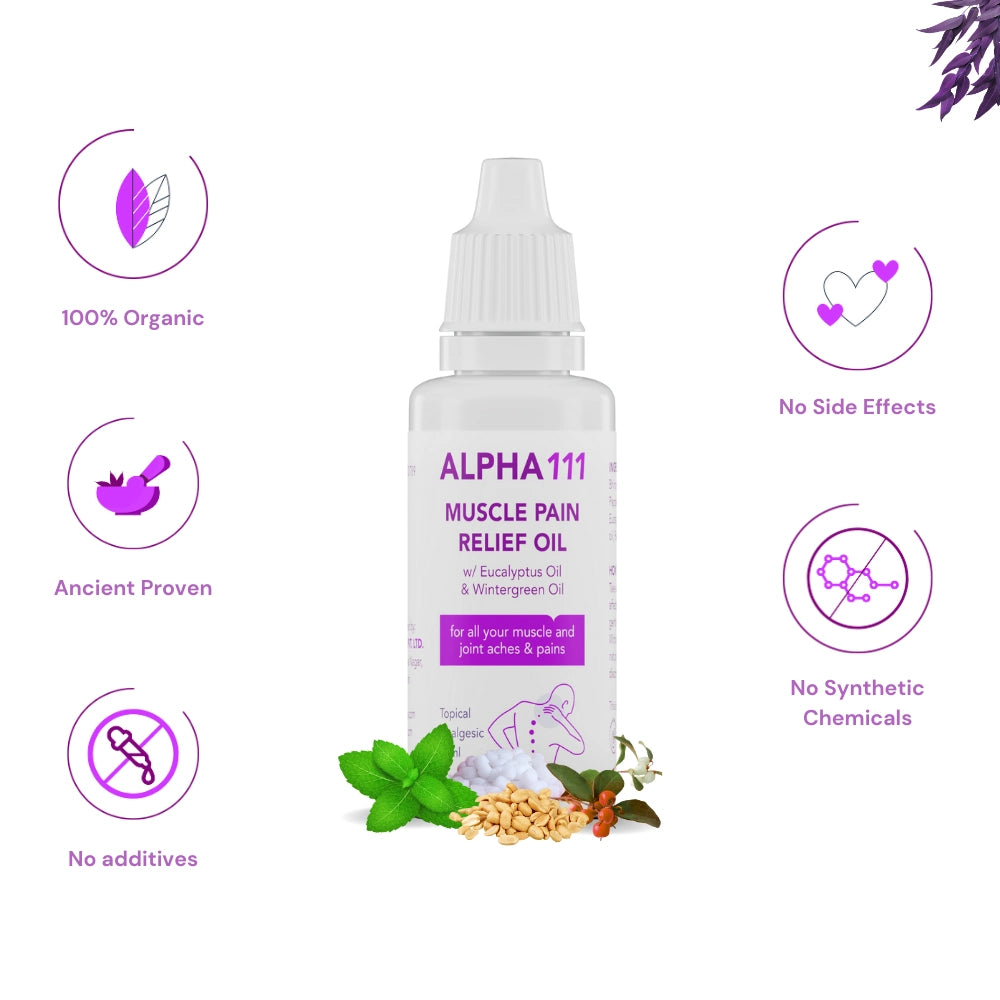 Why Alpha 111 Muscle Pain Relief Oil